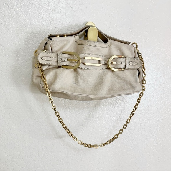 Authentic JIMMY CHOO CHAINLINK LEATHER THELMA BAG - Picture 4 of 12